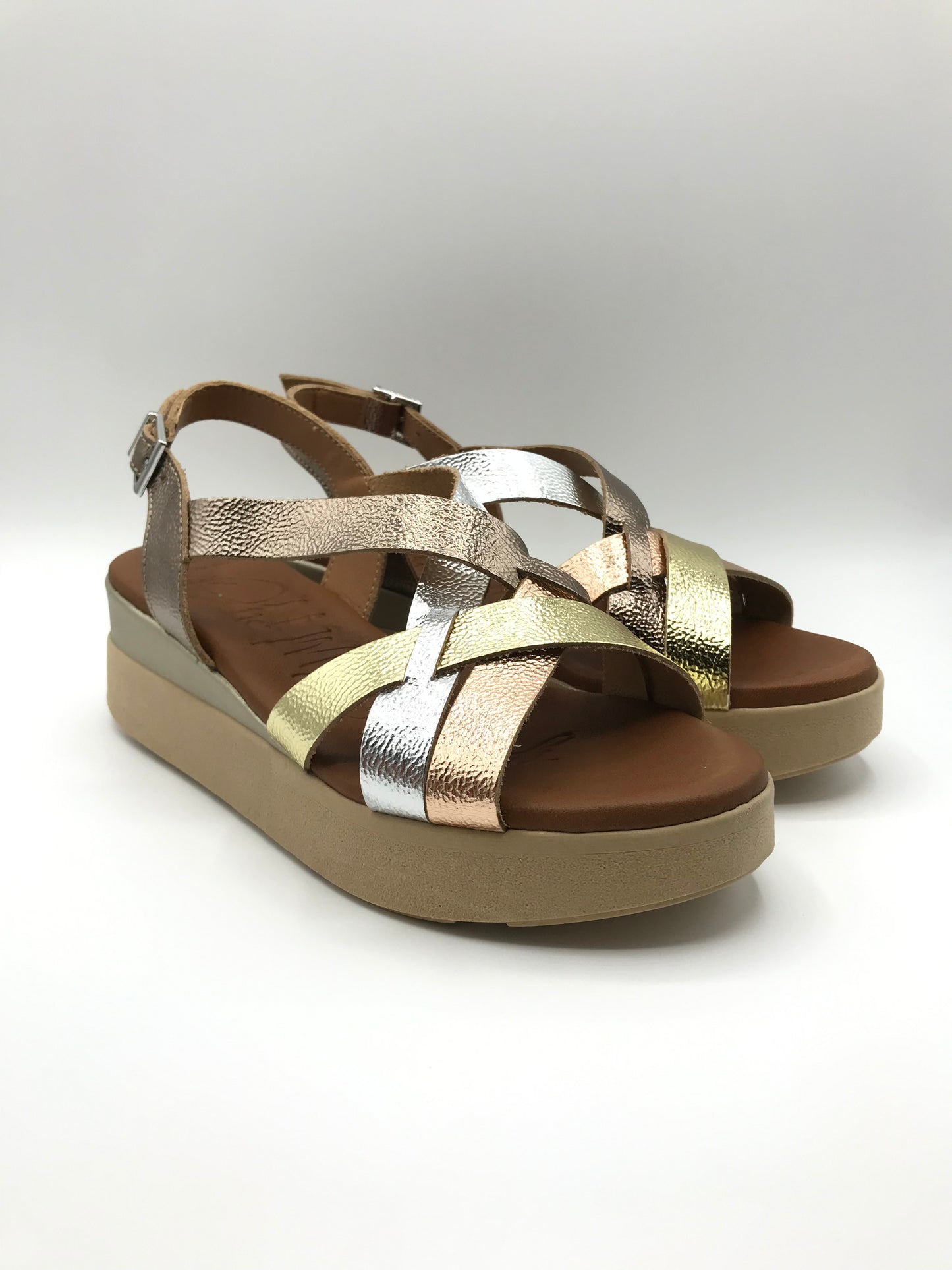 Sandalo donna Oh! My Sandals 5418 bronzo