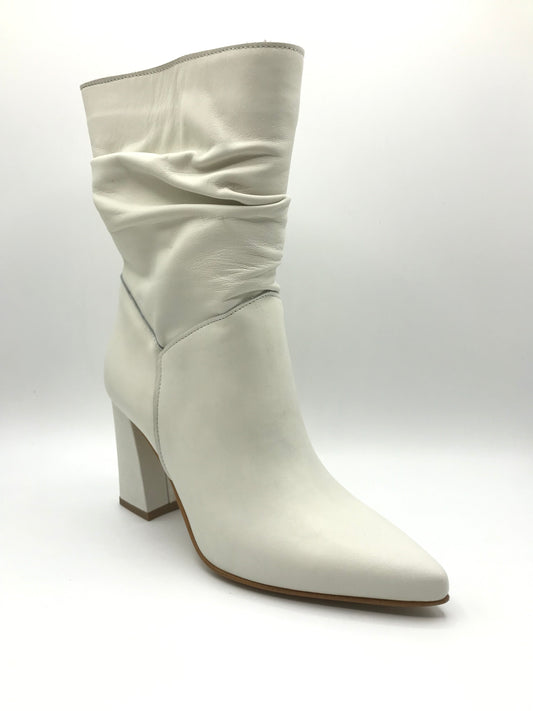 Stivaletto donna Made in Italy ISABEL62 bianco