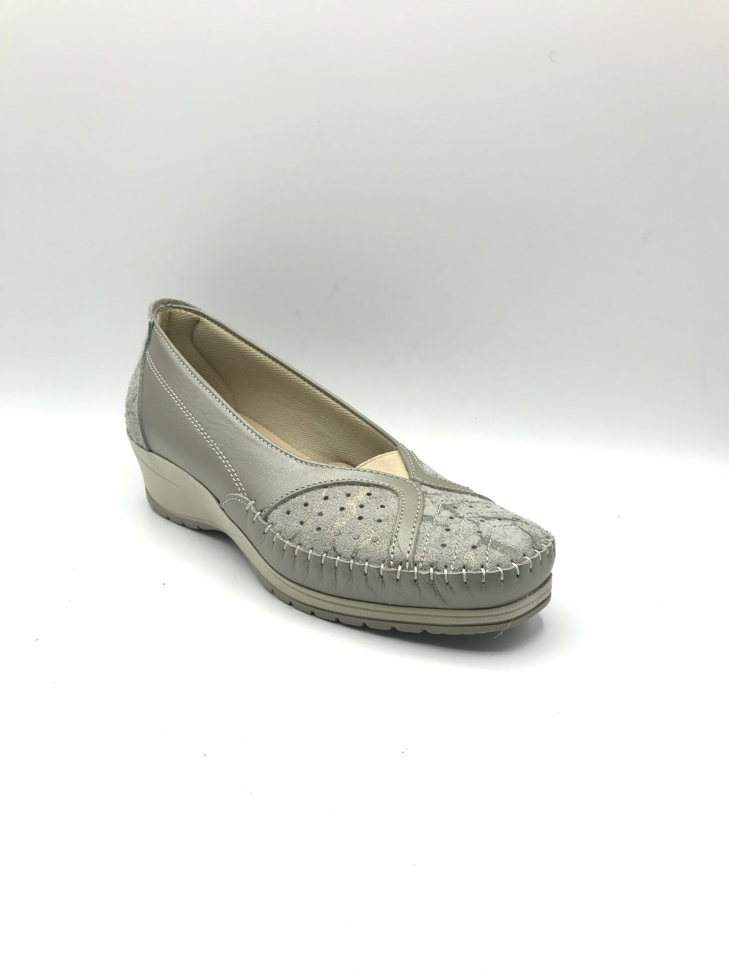 Mocassino donna Freetime 1365 argento