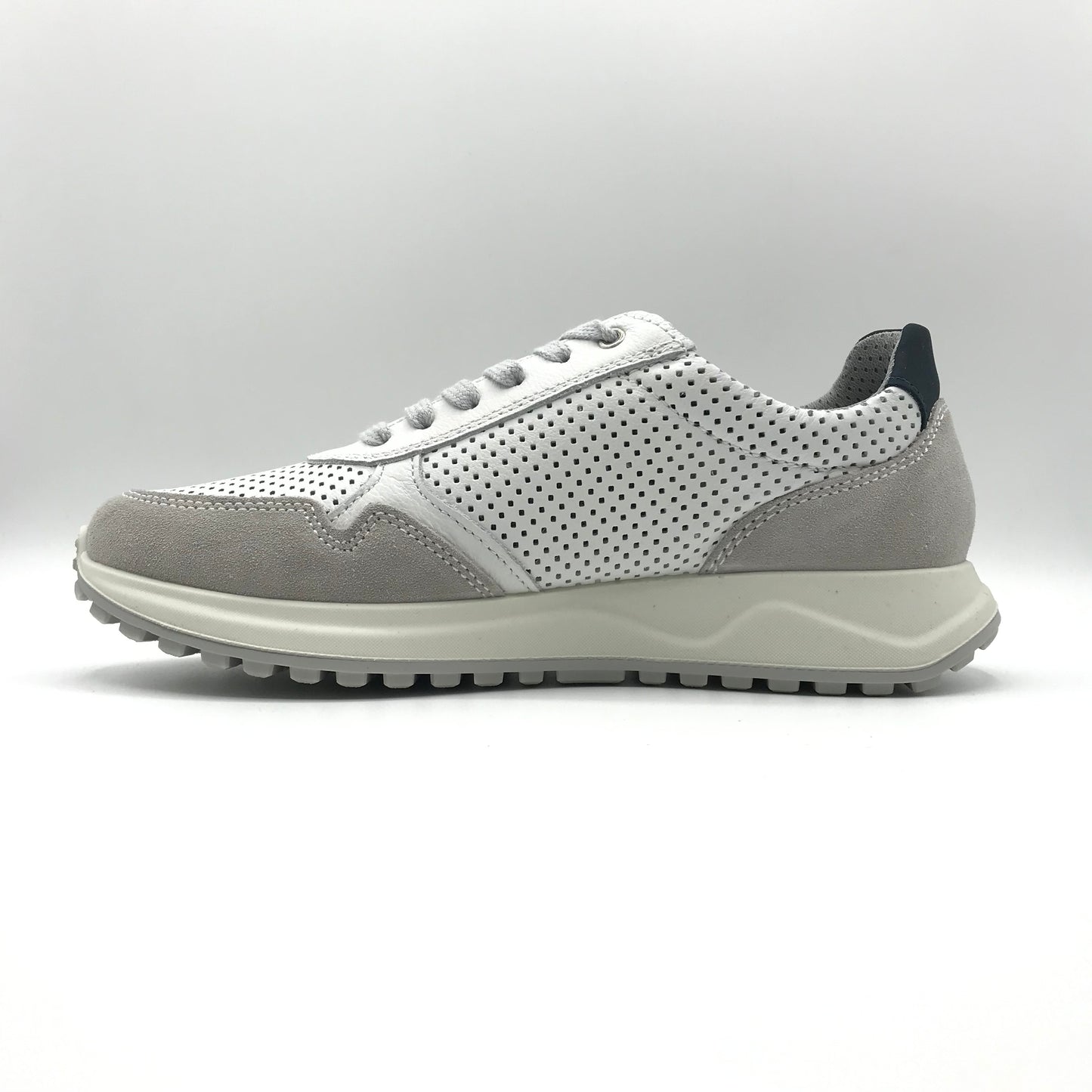 Imac | Sneakers bianche in vera pelle | 552440