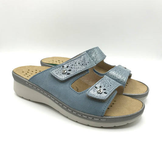 Fly Flot | Ciabatte in vera pelle con plantare estraibile | 29D74
