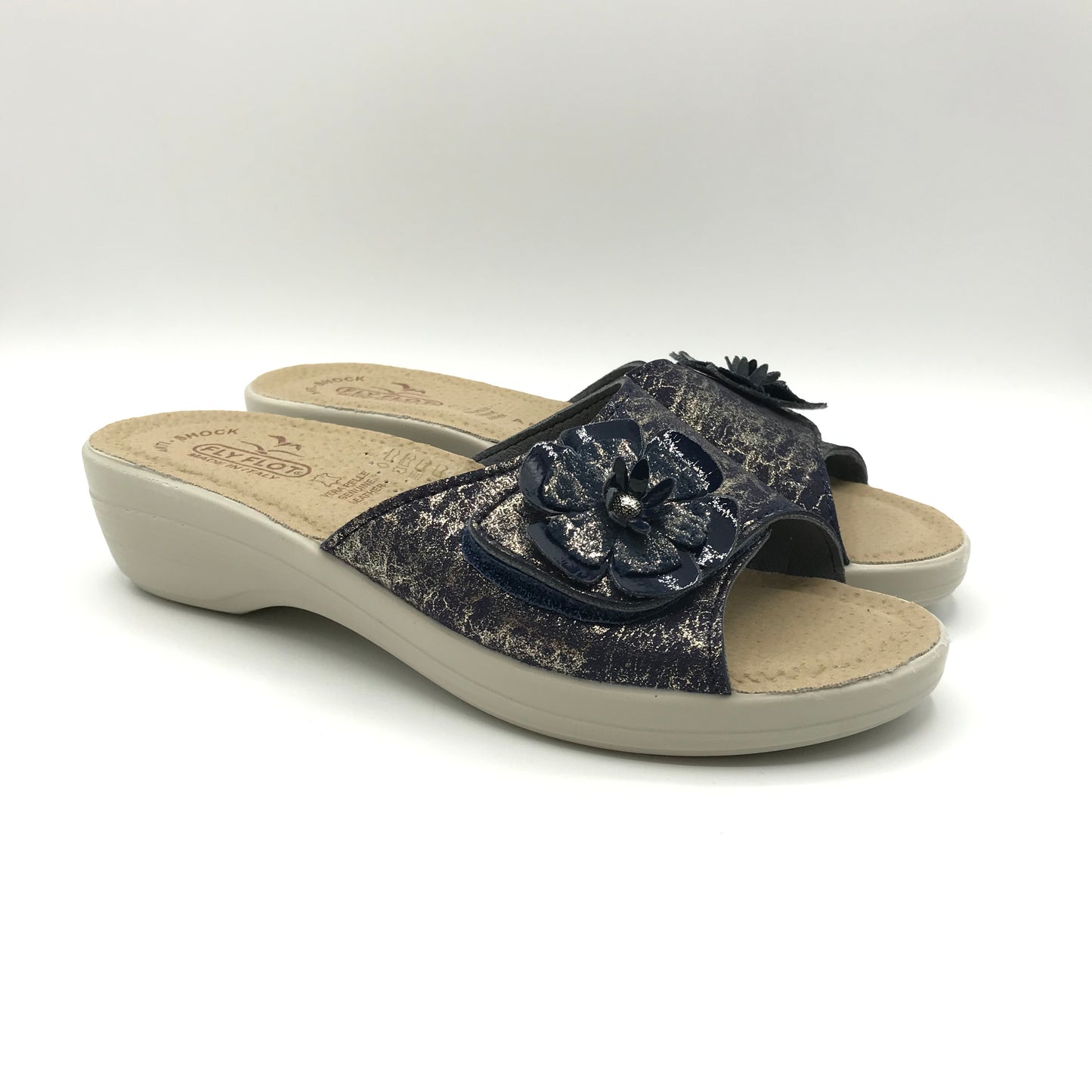Fly Flot | Ciabatte con chiusura a strappo e motivo floreale | T5K40