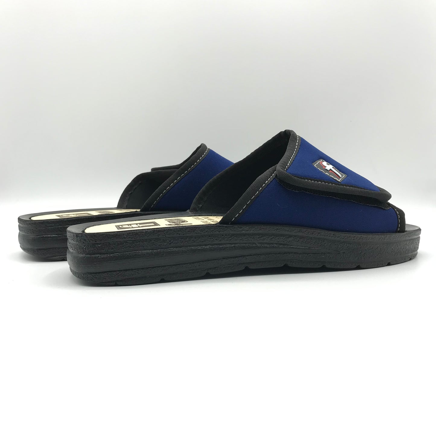 Fass | Ciabatte con plantare in legno e velcro regolabile | 1851.1