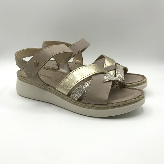 Riposella | Sandali in vera pelle con cinturino alla caviglia | D16282