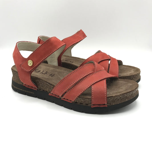 Walk in the city | Sandali in vera pelle a listini incrociati | 50720