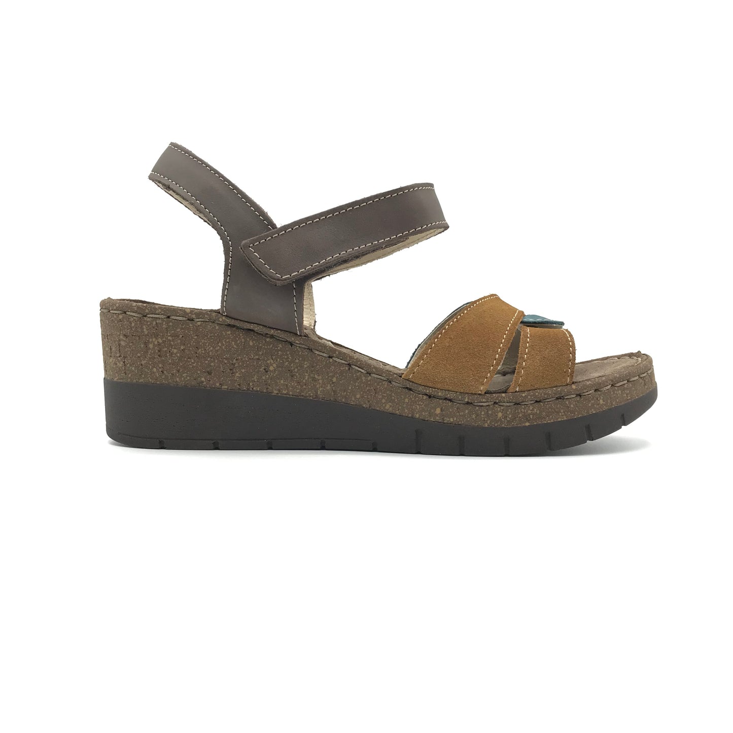 Walk in the city | Sandali in vera pelle con zeppa alta | 46040