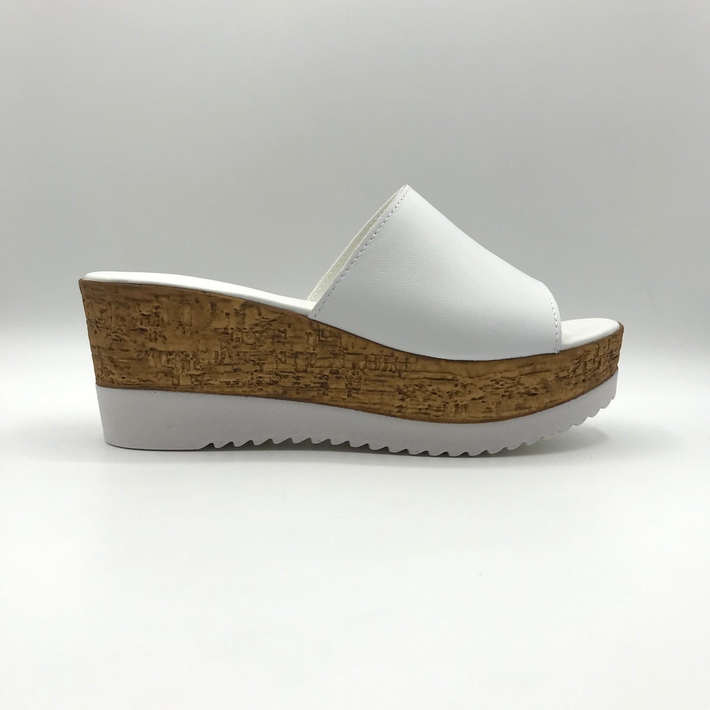 Andrea Pierago | Ciabatte in vera pelle con zeppa alta | 2331-70428