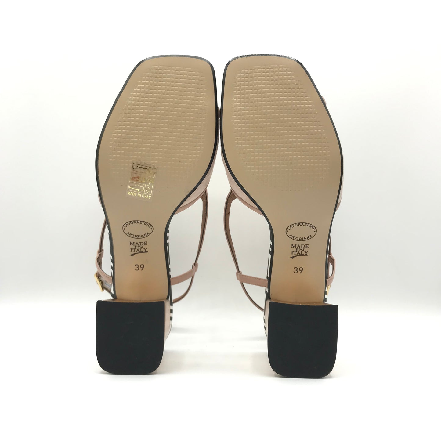 Linea Uno | Sandali eleganti con tacco in vera pelle | K533