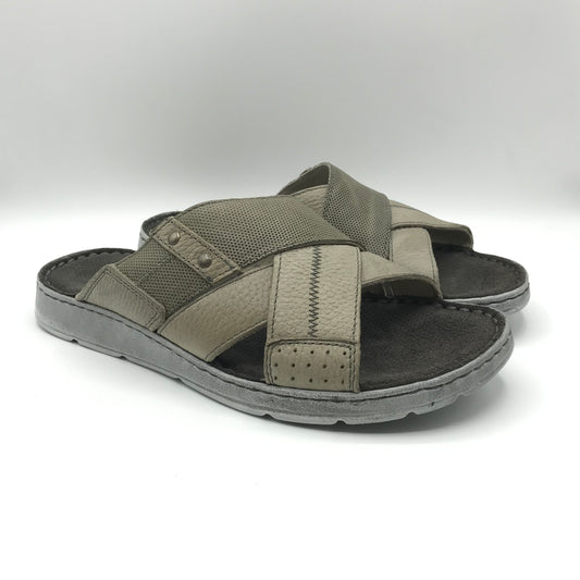 Walk in the city | Ciabatte incrociate in vera pelle | 42950
