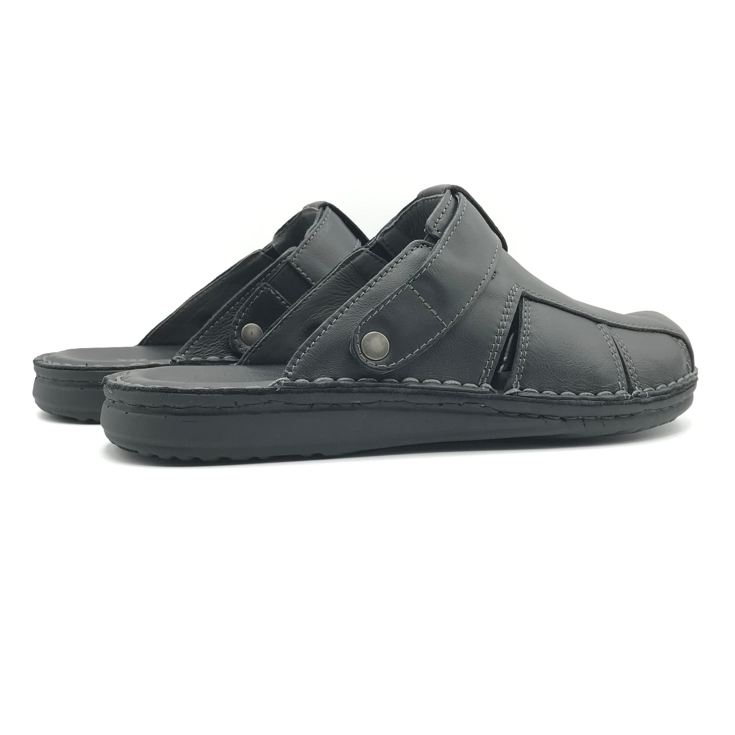 Walk in the city | Sabot in vera pelle con cinturino | 35200