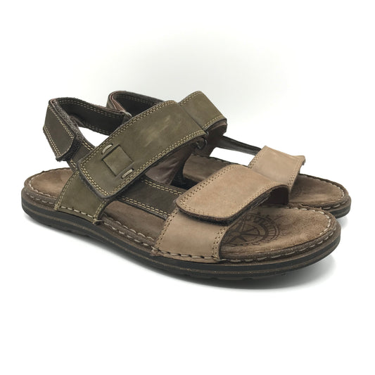 Walk in the city | Sandali in pelle con plantare Piuma Flex | 43770