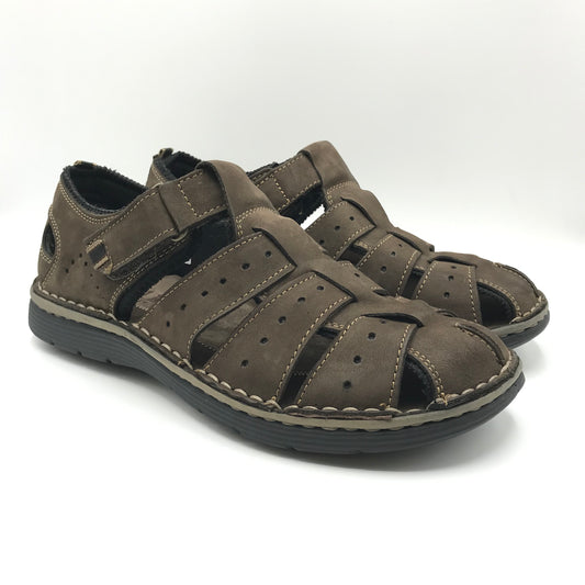Walk in the city | Sandali in vera pelle a punta chiusa | 28230