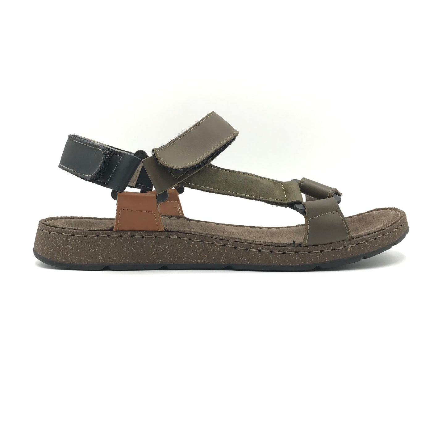 GreenHill | Sandali in vera pelle con velcro regolabile | 30363